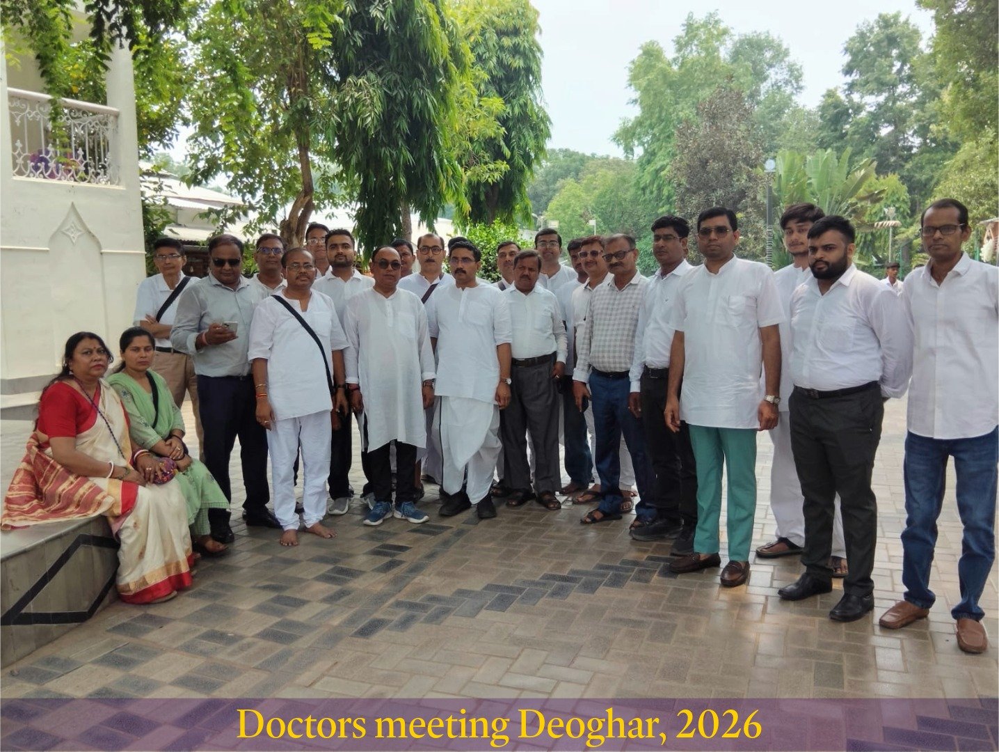 Doctors gathered at the Zenithia Med doctors' meet in Deoghar, 2026
